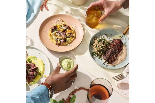 Image Plates with different foods.